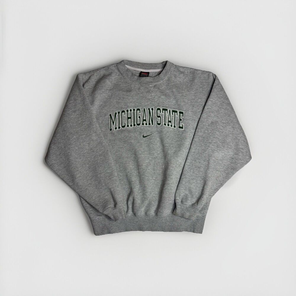 Vintage 90s Nike Center Swoosh Michigan State Spartans Sweatshirt Men’s Medium